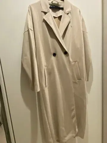 ZARA 자라 스웨이드 조 롱 코트