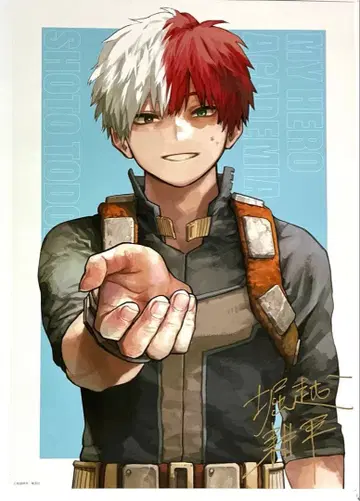 히로아카 리치 포스터 토도로키 쇼토 A3