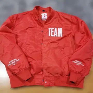 저스틴 비버 TEAM BIEBER 충전솜 자켓