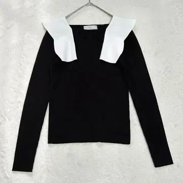 CELFORD 빅 컬러 스퀘어 니트 풀오버