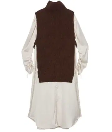 AMERI VEST LAYERED SHIRT DRESS