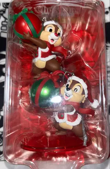 디즈니 happy 복권 칩과 데일 크리스마스 오너먼트 2025