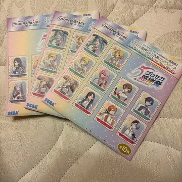 프로세카 감사제 오로라 금박 미니 색지 5th A 미개봉