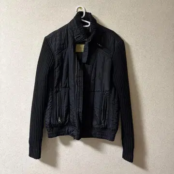 GAS 다운 자켓 퀼팅 자켓 니트 블랙 구제 의류 새상품급