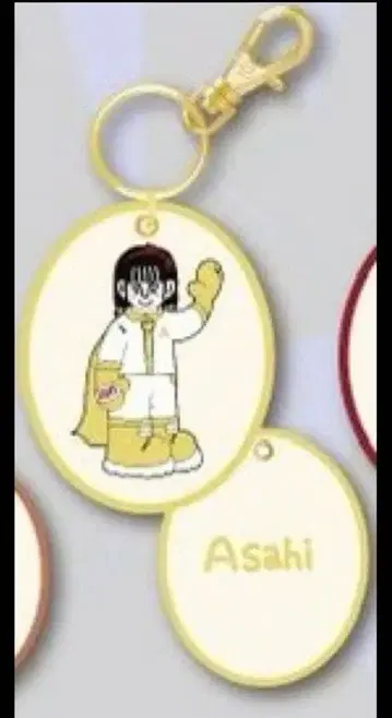 리틀 글리 아사히 자수 키링 Voice