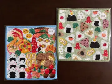 페이러 손수건 새상품 2개 세트