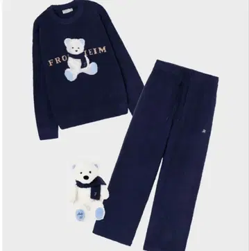 도쿄 디커 칸빙 진 라운지웨어 세트 동디바