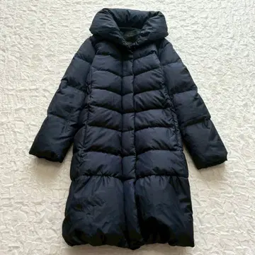 스픽 앤 스팬 노블 숄카라 롱 다운 코트 여배우 옷깃 40