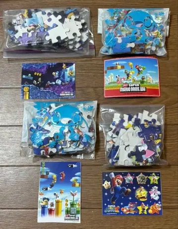 슈퍼 마리오 마리오 직소 퍼즐 4개 세트