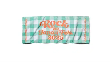 로킹 2025 페이스 타월 체크 그린