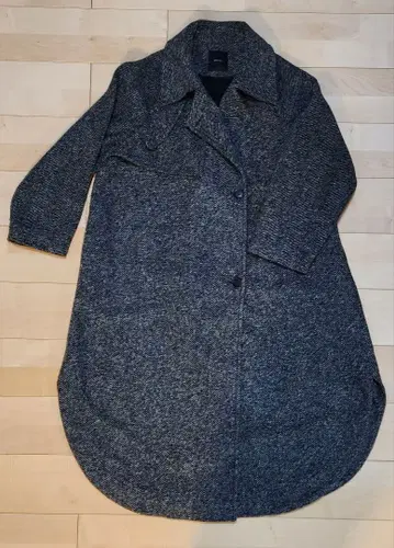 Spick&Span W 슬라이버 헤링본 볼륨 코트