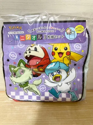 포켓몬 미니 타월 3개 세트