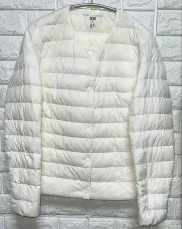 새상품급 UNIQLO 유니클로 울트라 라이트 다운 자켓 사이즈 M 화이트