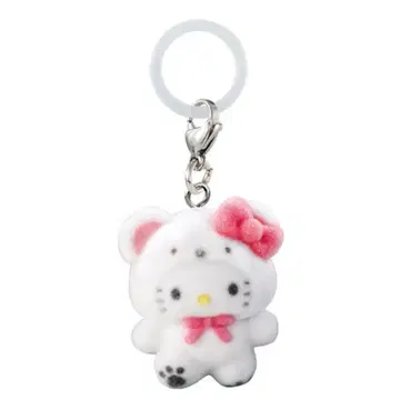 산리오 캐릭터즈 헬로키티 메지루시 액세서리 폭신폭신 스노우