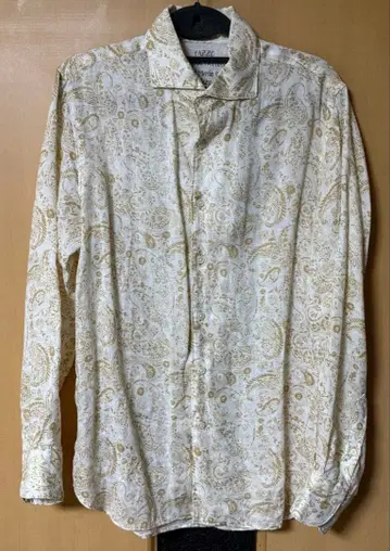 페이즐리 무늬 긴팔 셔츠