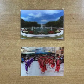 우에노 관광 연맹 특제 명소 입체 엽서 (신하마 레온 사인 포함)