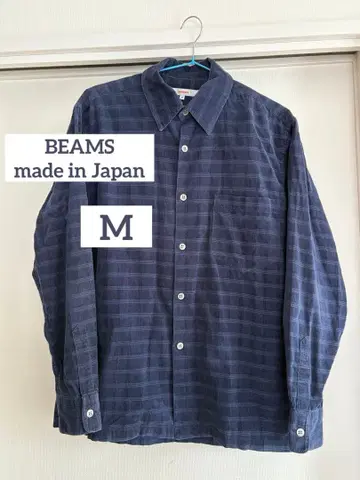 [ BEAMS ] 코듀로이 셔츠 M 남성용 긴팔 셔츠 빔즈 일본제