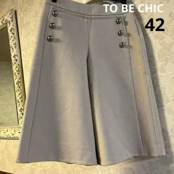 새상품급 투 비 시크 사이즈 42 가우초 팬츠 스카초 팬츠