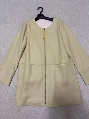 노카라 자켓 라이트 그린