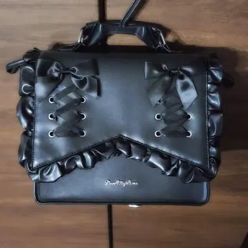 디어 마이 백팩 양산형 지뢰계 블랙 블랙