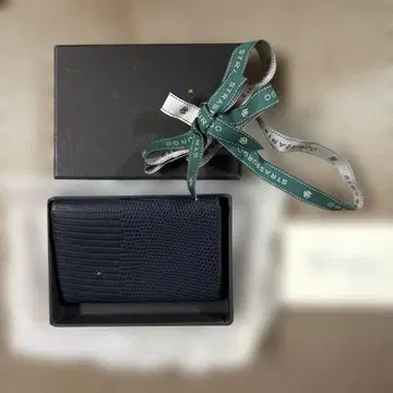 미사용 새상품 T.MBH 네이비 컬러 명함지갑 박스 포함