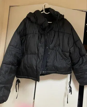 RONRON 블랙 다운 자켓