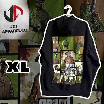 GRAND THEFT WEST COAST HOODIE 후드티 블랙