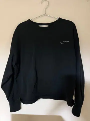 beautiful people 맨투맨 블랙