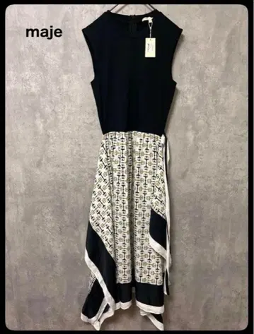 미사용 택 포함 maje 마쥬 롱 원피스 절개 스타일리쉬