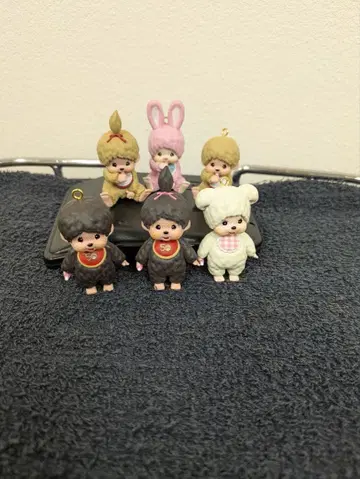 가챠 몽치치 6체 세트 스트랩 포함