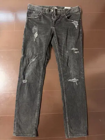 베이플로우 bayflow 블랙 슬림 스키니 스키니 데님