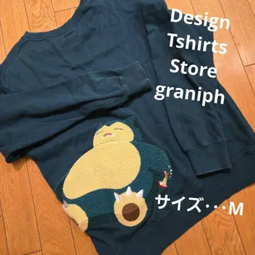 graniph 그라니프 포켓몬 카비곤 사가 자수 맨투맨 트레이닝복