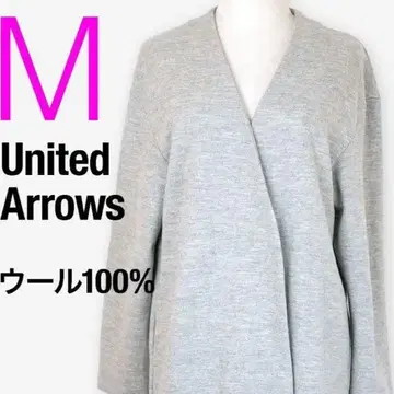 유나이티드 애로우즈 롱 코트 울 100%