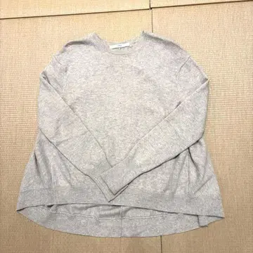 IENA 그레이 긴팔 니트 스웨터