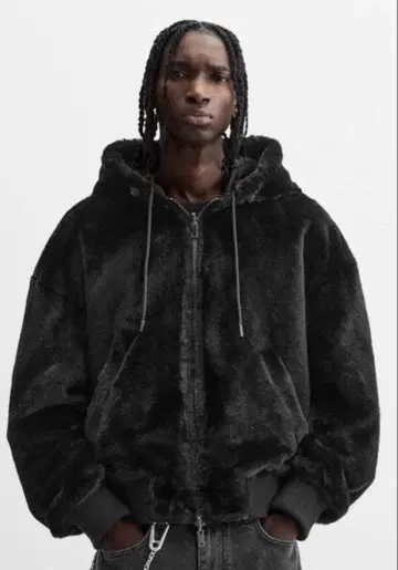 ZARA (자라) 리버서블 봄버 자켓 블랙