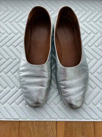 GALERIE VIE/갤러리 바이/플랫슈즈/실버/36