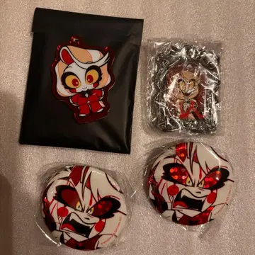 해즈빈 호텔 찰리 POPUP SHOP 캔뱃지 4점