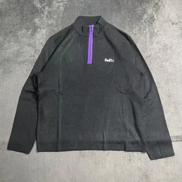 FedEx 페덱스 FedEx 하프 지퍼 아크릴 니트 스웨터 기업