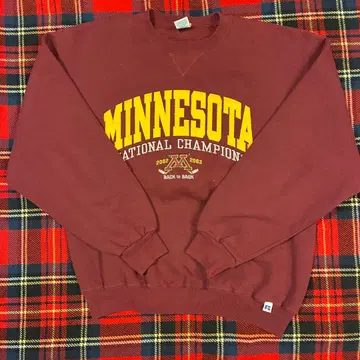 RUSSEL 미네소타 내셔널 챔피온 02-03s 맨투맨 M 사이즈