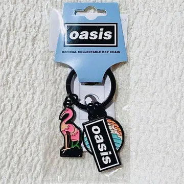 oasis 공식 메탈 키링 Definitely Maybe