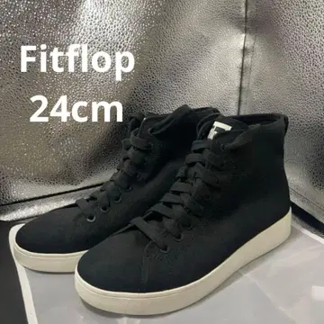 미사용품 핏플랍 Canvas 스니커즈 24cm