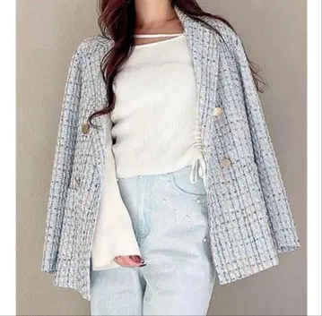 MERCURYDUO 오리지널 트위드 테일러드 자켓 셋업