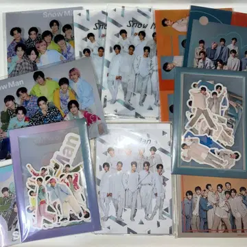 Snow Man 포트레이트 시리즈 묶음 판매 프레이크 씰