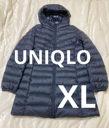 UNIQLO 울트라 라이트 다운 롱 코트 블랙 XL