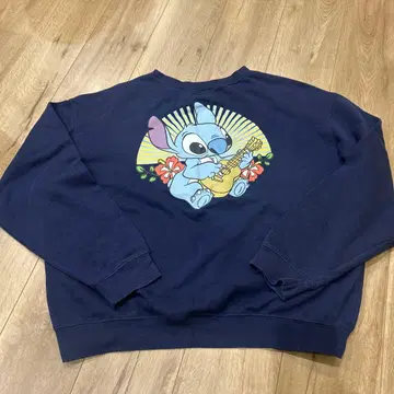 스티치 트레이닝복 맨투맨 해외 Disney 하이비스커스 디즈니