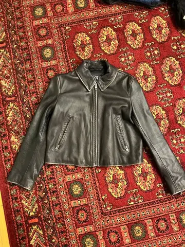 ZARA leather 100% jacket