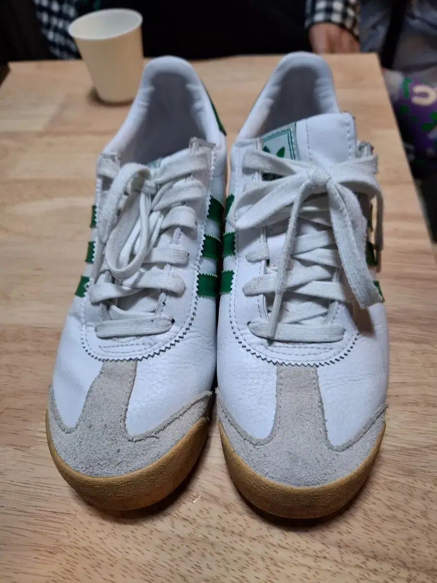 Adidas Samoa White/Green Sneakers