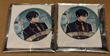 AGF 블루 록 크랙 한정판 글리터 캔뱃지 린 2개