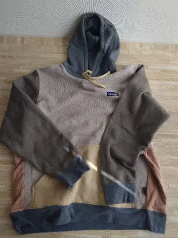 patagonia 컬러 블록 후드티