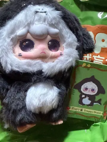 베이비 쓰리 동물 시리즈의 키미파파 애니멀 상어